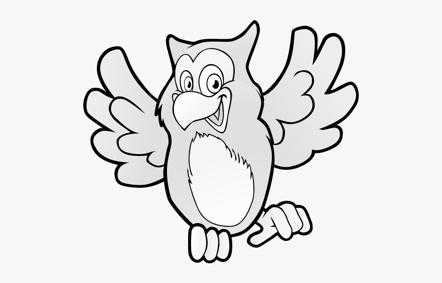 Clip Art Happy Owl, Transparent Clipart