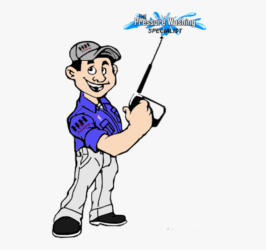 Transparent Washing Face Clipart - Painting And Pressure Washing, Transparent Clipart
