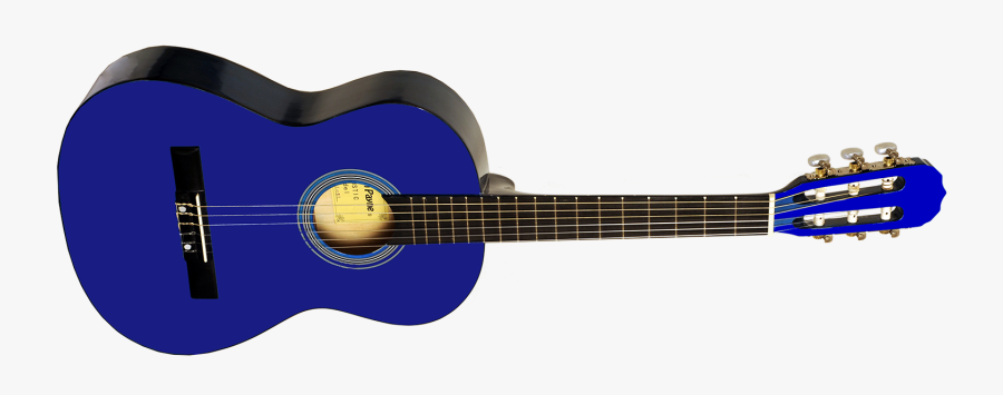 Electric Guitar Blue Png Image - Blue Acoustic Guitar Png, Transparent Clipart