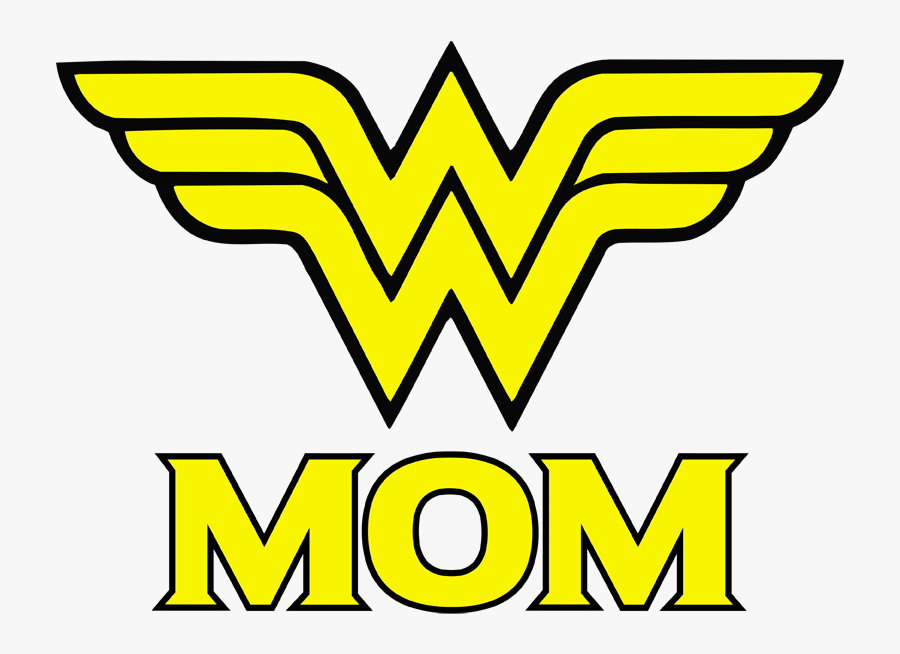 Dc Comics Wonder Mom Youth Hoodie - Wonder Woman Logo, Transparent Clipart