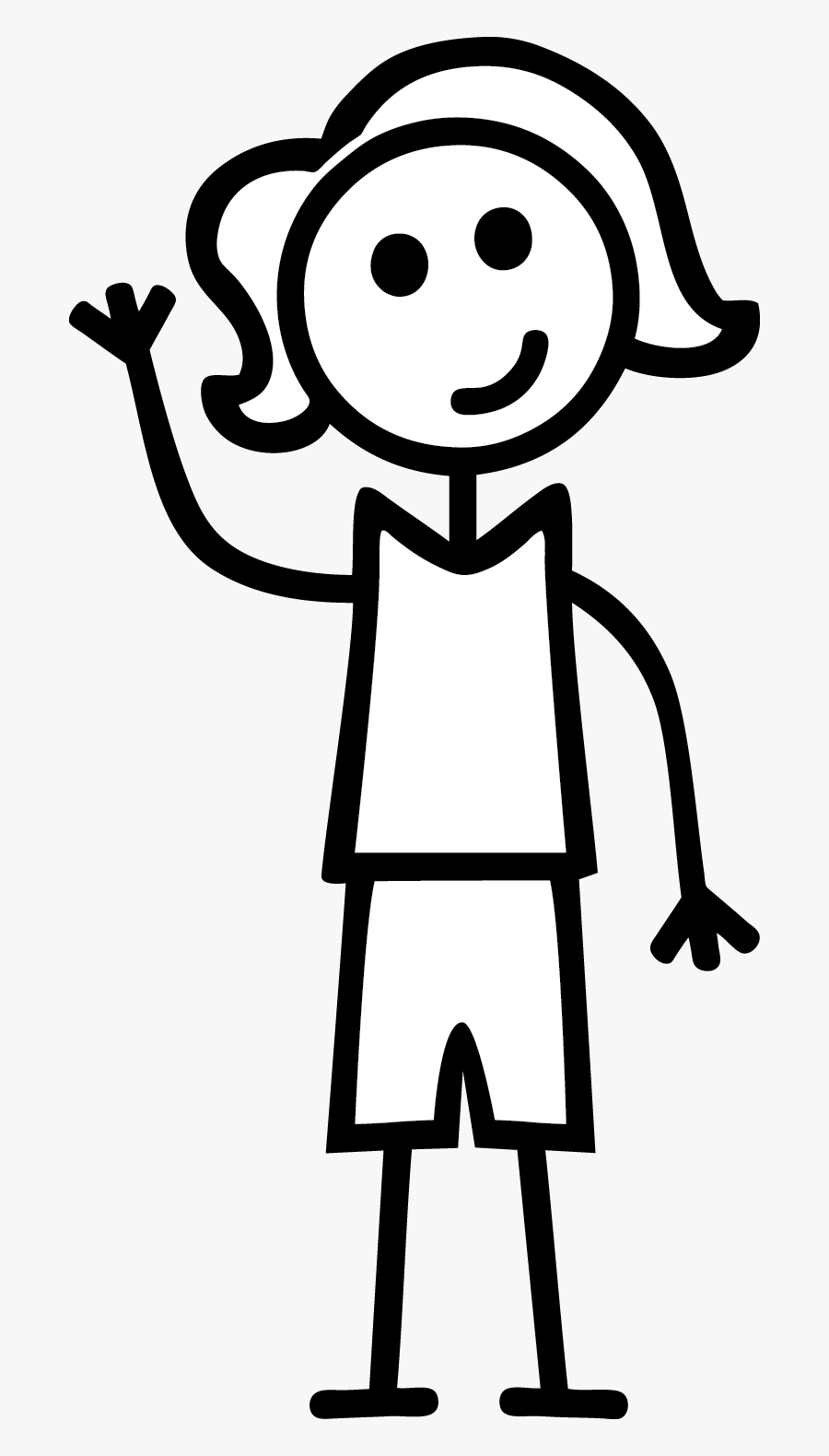 New Products - Girl Stick Figure Png, Transparent Clipart