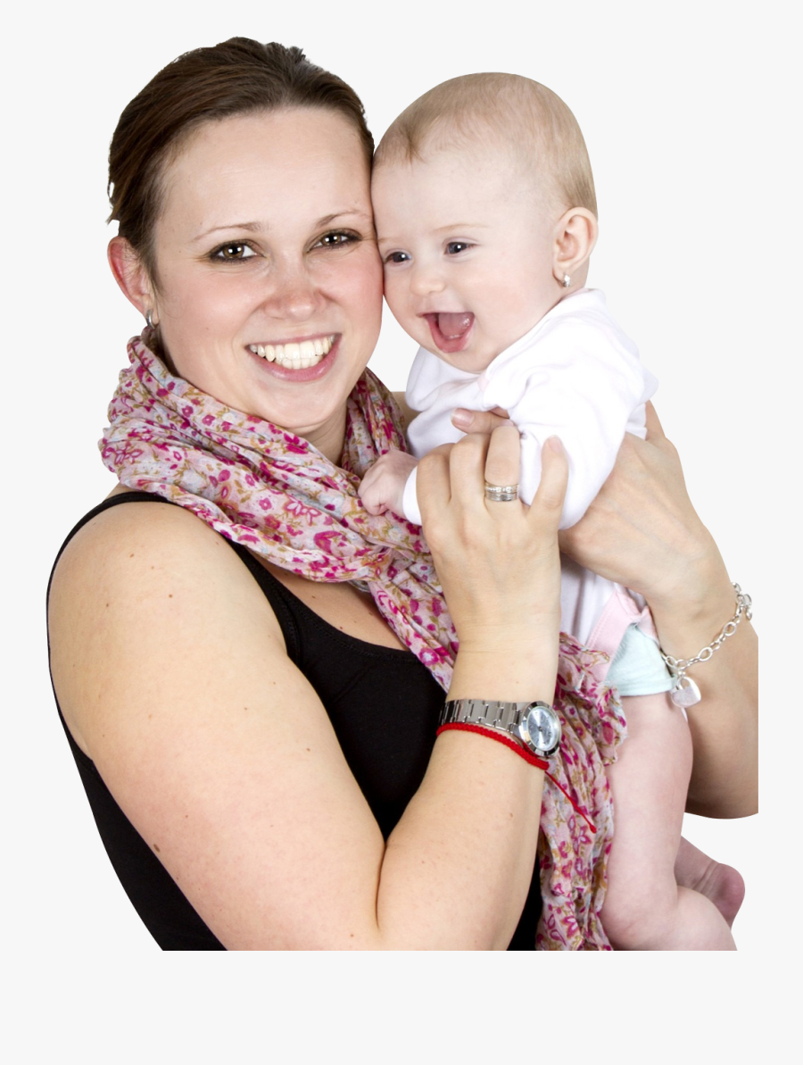 Baby With Mother Png, Transparent Clipart