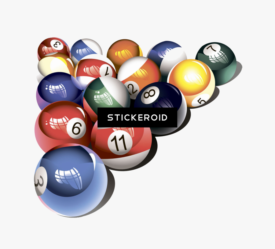 Billiard Balls Sports - Pool Table Ball Png, Transparent Clipart