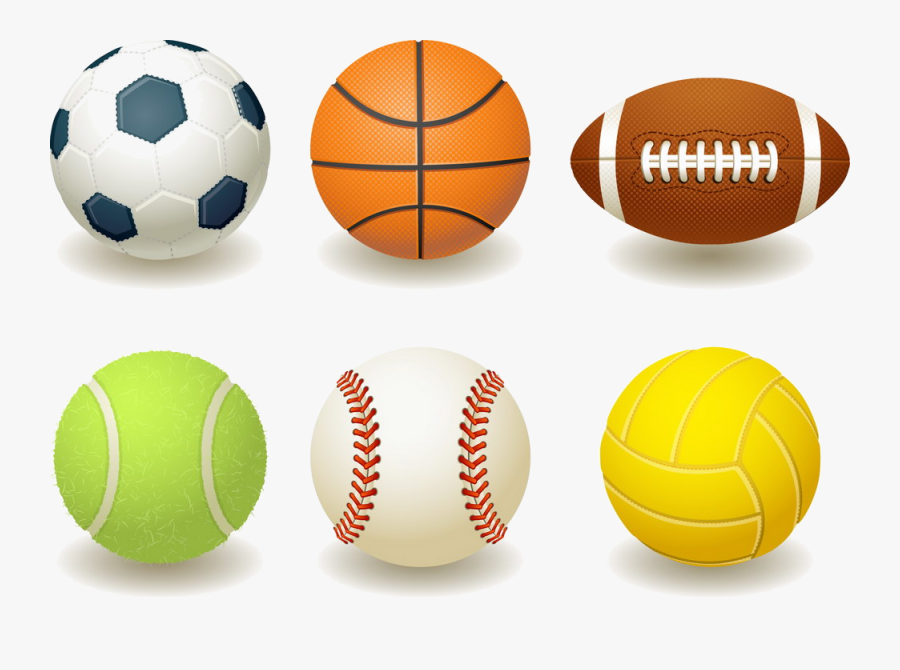 Sports Sport Balls Clipart Elegant Clip Art Loveable - Types Of Sports Ball, Transparent Clipart