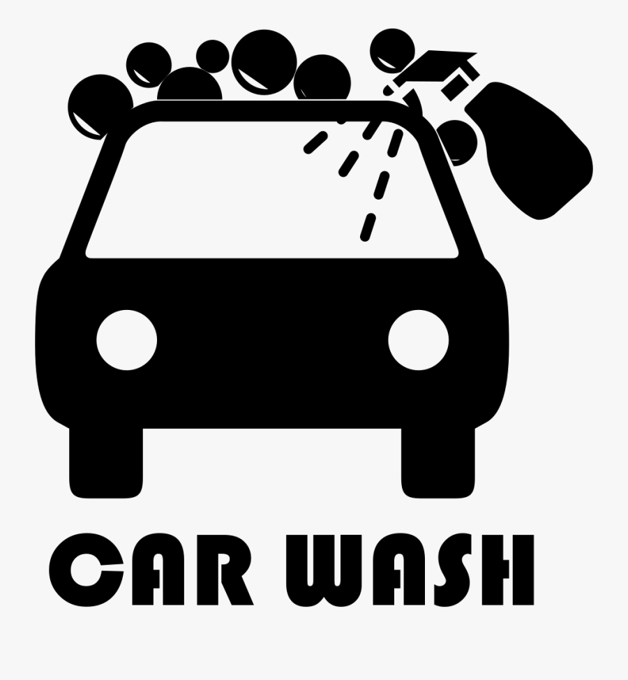 Car Wash Png Black And White Transparent Car Wash Black - Car Wash Vector Icon, Transparent Clipart