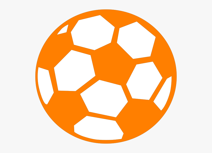 Balls Clipart Orange - Blue Soccer Ball Clipart, Transparent Clipart