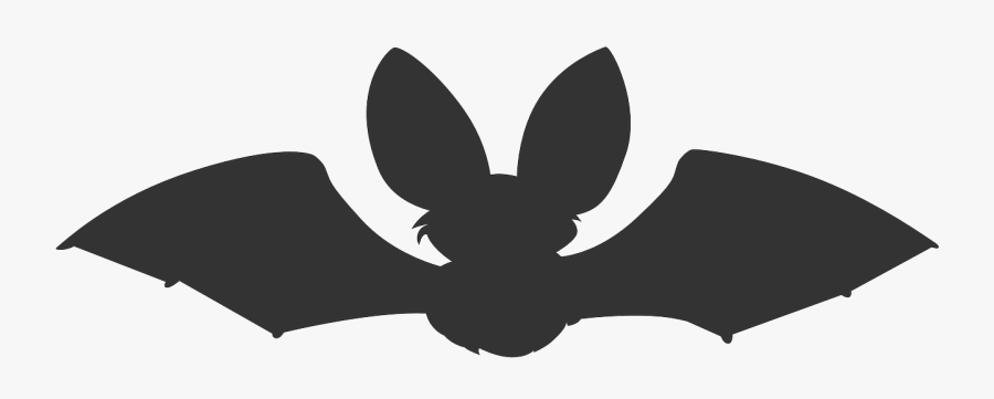 Bat Silhouette Clip Art - Bat Silhouette Cute, Transparent Clipart