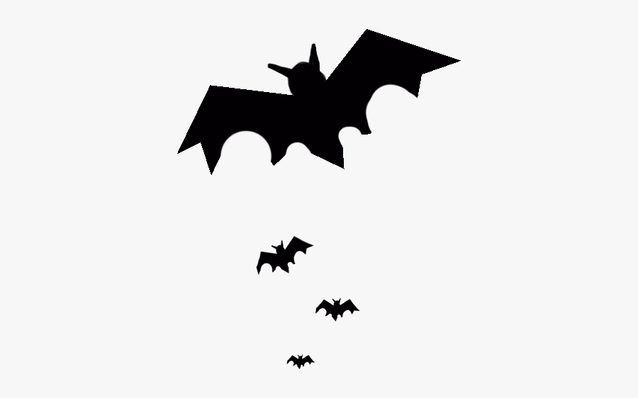 Bat Silhouette Icon - Silhouette, Transparent Clipart