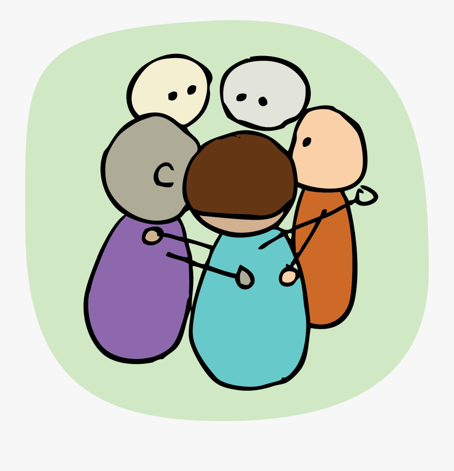 Group Huddle Discussion Meeting - Huddle Clipart, Transparent Clipart