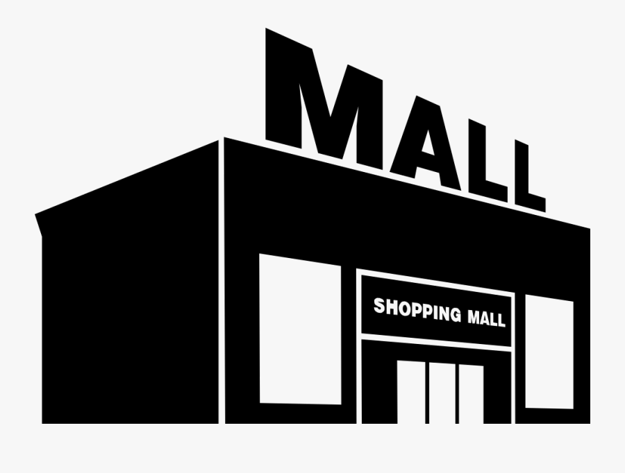 And White,house,clip Art - Mall Png, Transparent Clipart