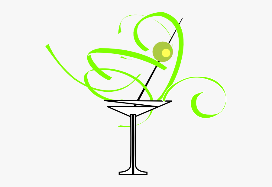 Martini Glass Clip Art, Transparent Clipart