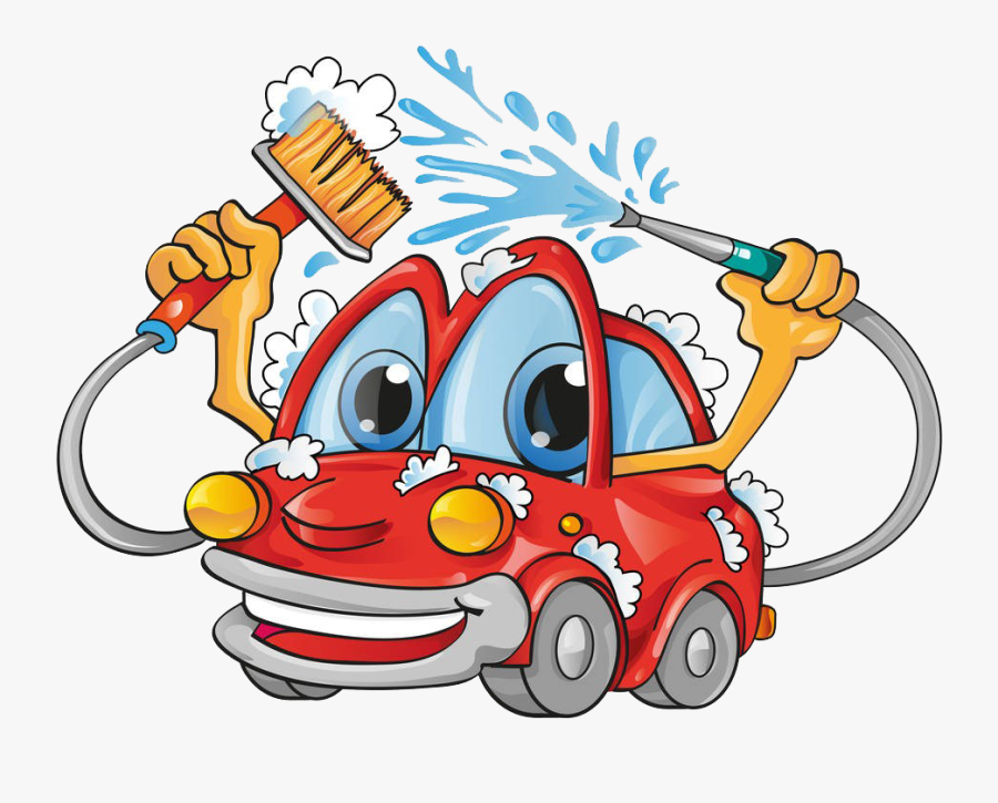 Car Wash Royalty-free Clip Art - Car Wash Cartoon Png, Transparent Clipart