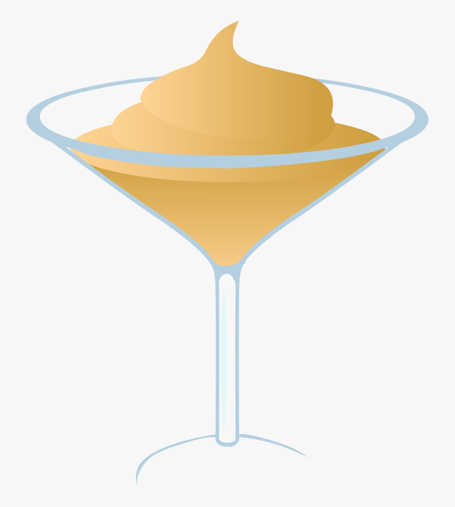 Drink Creamy Martini, Transparent Clipart