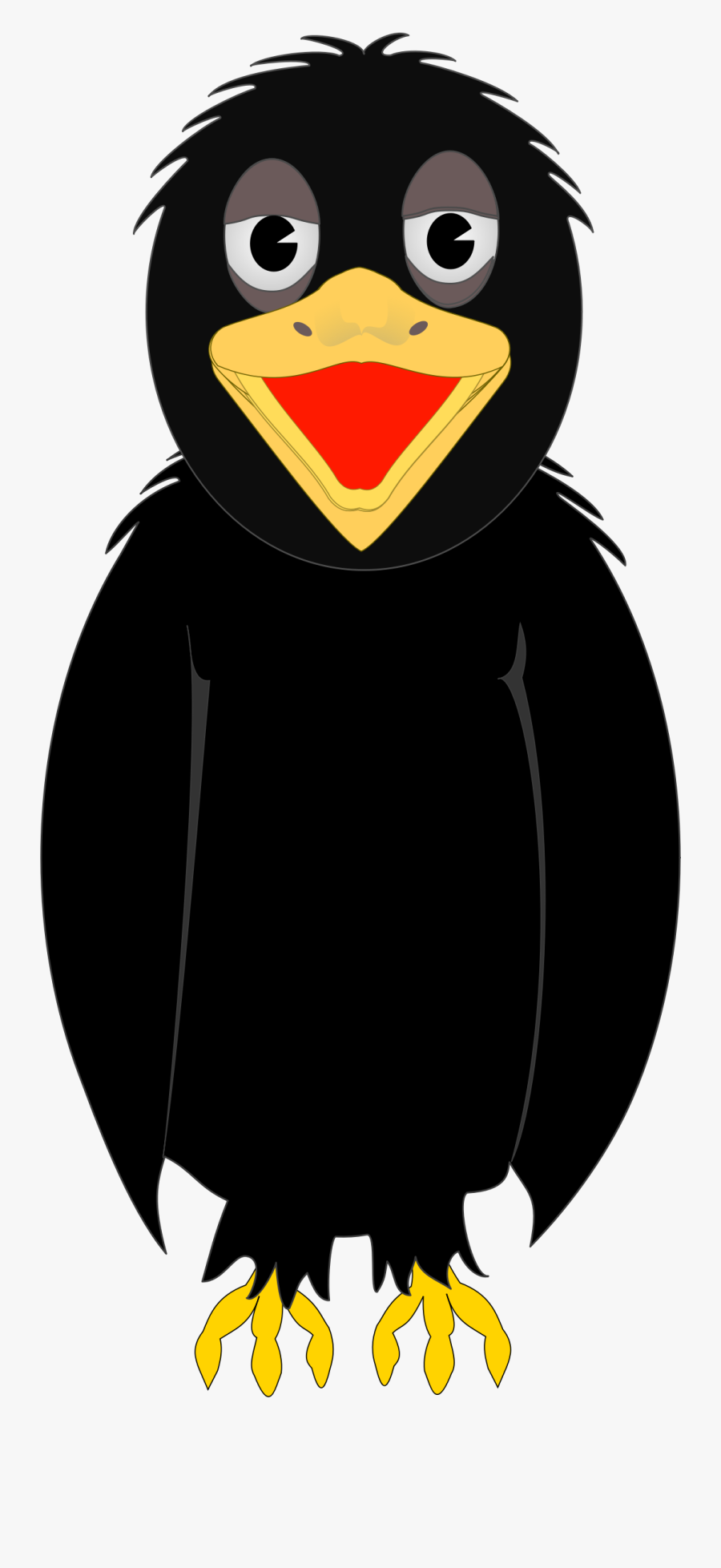 Crow Clipart Hostted - Crow Clipart Png Gif, Transparent Clipart