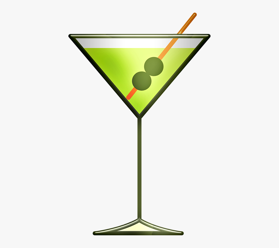 Martini, Drink, Alcohol, Cocktail, Alcoholic, Party - Martini Alkohol, Transparent Clipart