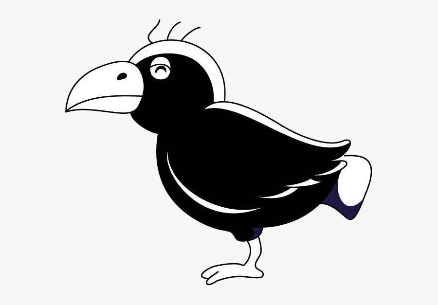 Crow - Clipart - Hornbill, Transparent Clipart