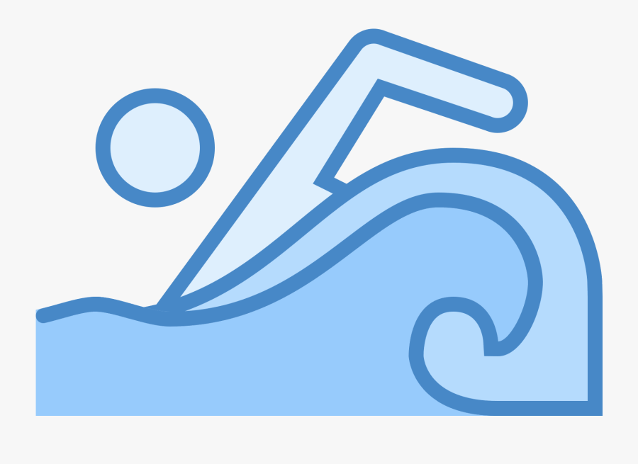 Swimmer Icon - Marathon Swimming Icon, Transparent Clipart
