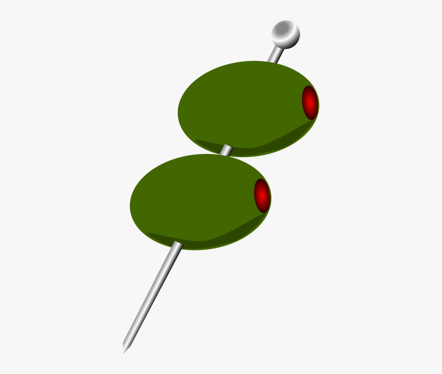 Transparent Martini Clip Art Png - Olive Clipart, Transparent Clipart