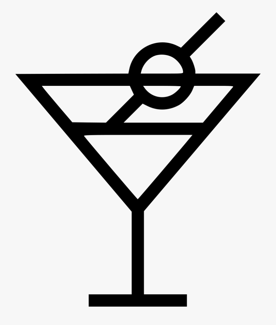 Drink Cocktail Martini - Martini Icon Transparent, Transparent Clipart
