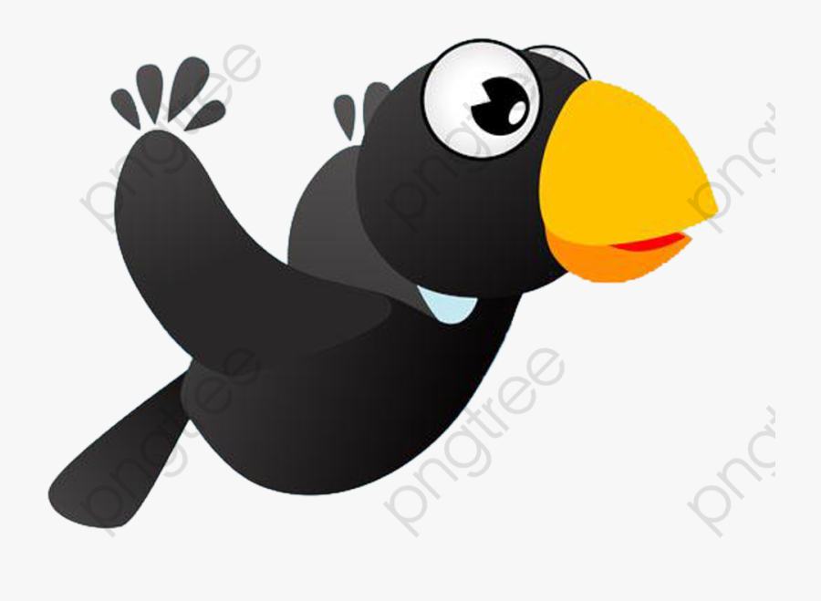 Crow Clipart Png - 乌鸦 卡通, Transparent Clipart