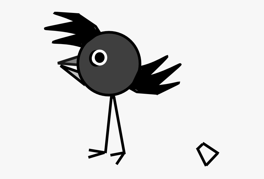 Crow Svg Clip Arts - Cartoon, Transparent Clipart