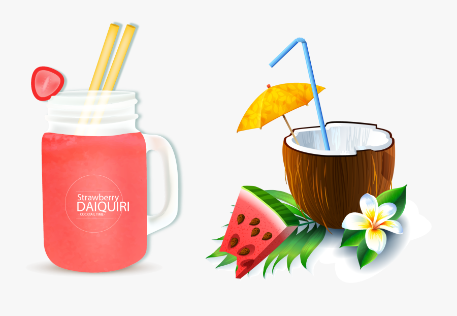 Cocktail Martini Coconut Water Coconut Milk, Transparent Clipart