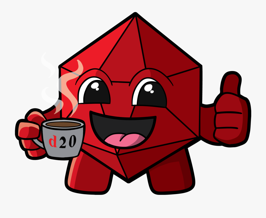 D20 Board Game Cafe, Transparent Clipart