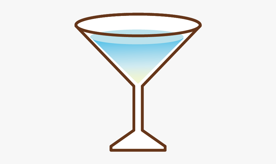 Clip Art Martini Glasses Cartoon - Cartoon Martini Glass, Transparent Clipart