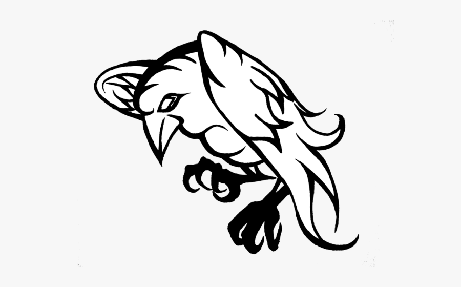 Wolf Tattoos Clipart Crow - Illustration, Transparent Clipart