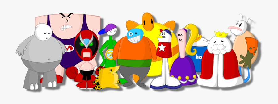 Characters Group - Homestar Runner, Transparent Clipart