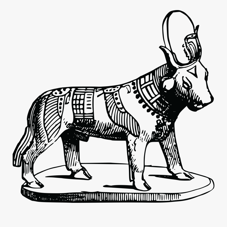 Transparent Egyptian Pyramid Clipart - Egyptian Bull, Transparent Clipart