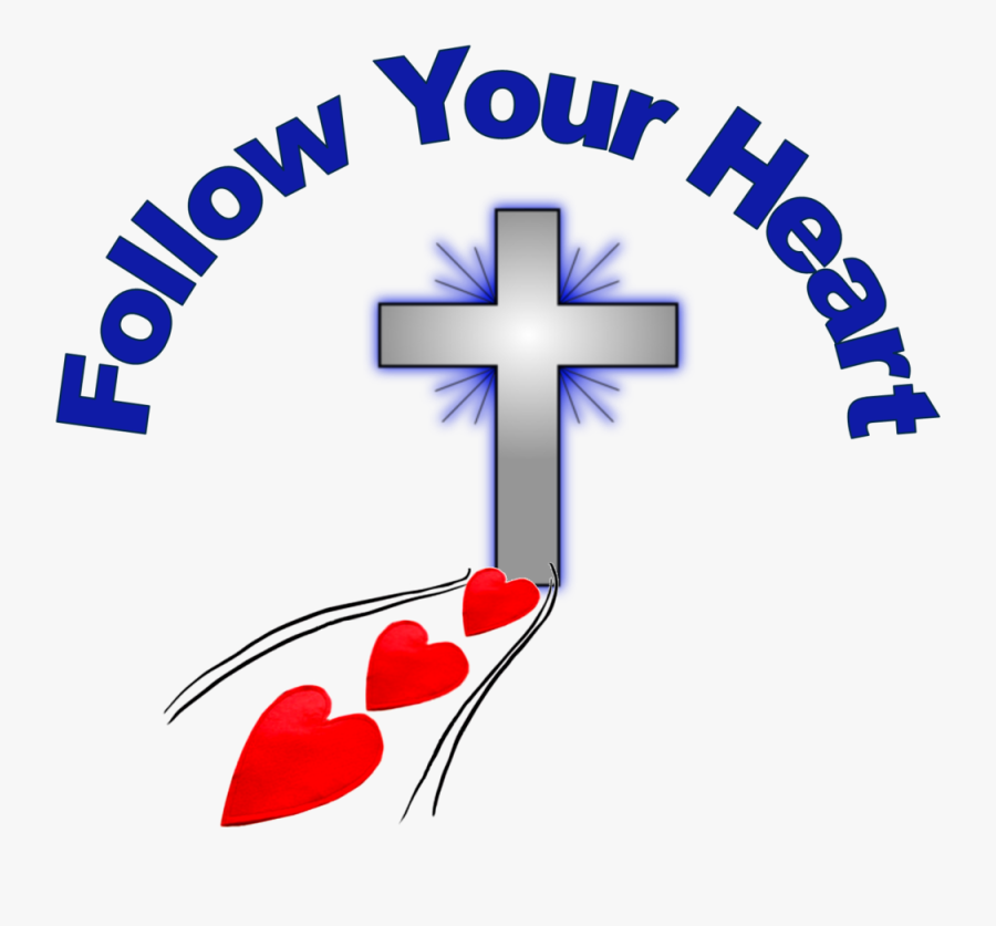 Follow Your Heart Larger - Clip Art Follow Your Heart Art, Transparent Clipart
