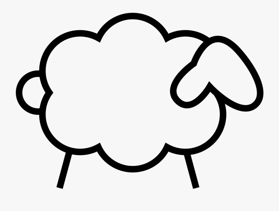 Lamb Icon, Transparent Clipart
