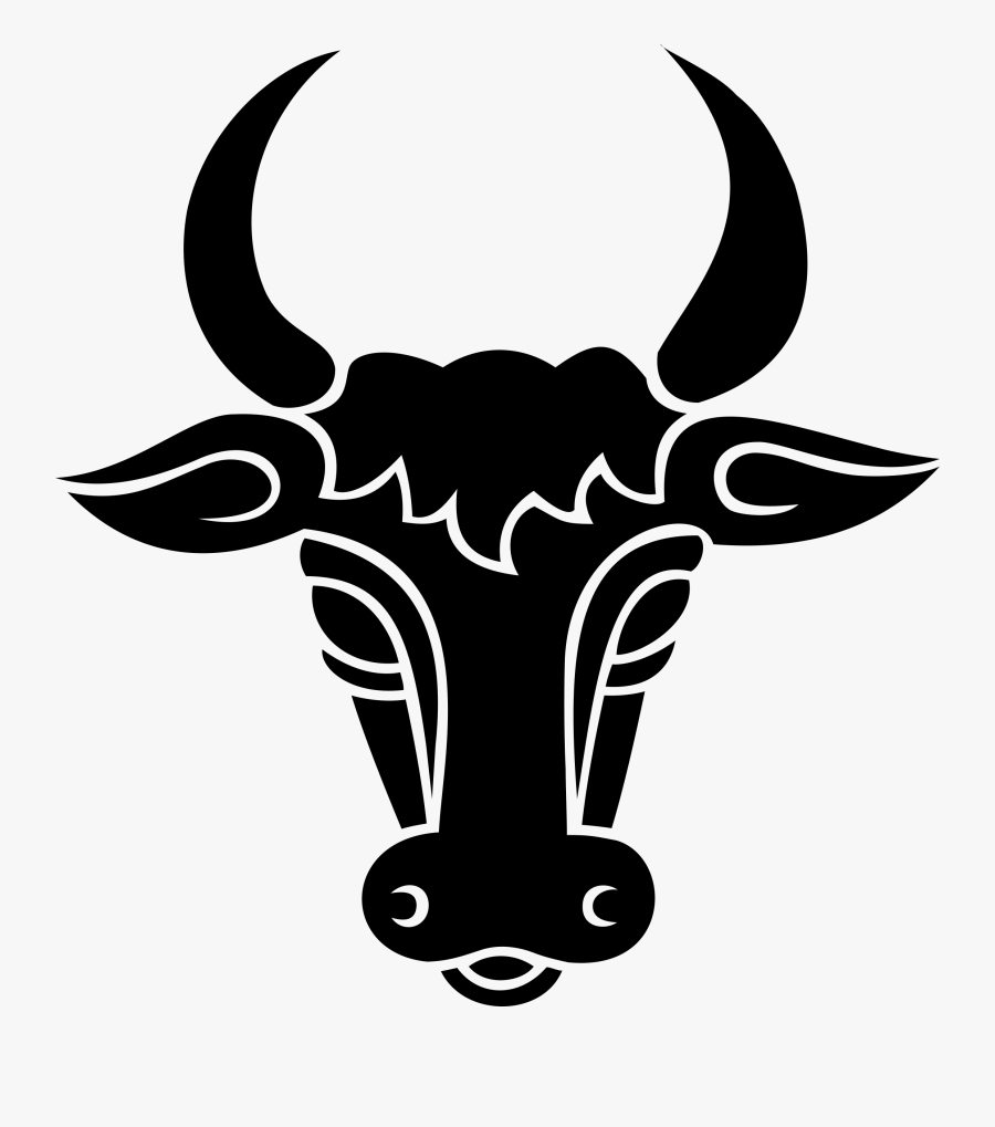 Clip Art Bull Head Clip Art - Bulls Head Silhouette Png, Transparent Clipart