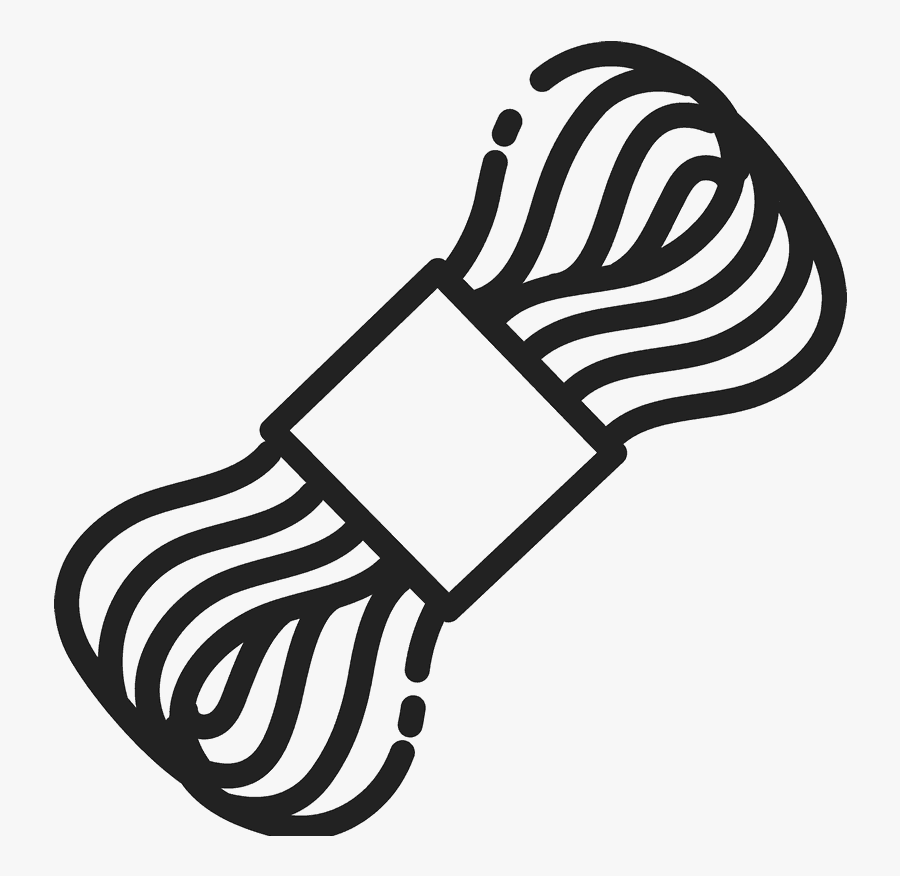 Yarn Icon Rubber Stamp - Yarn Icon, Transparent Clipart