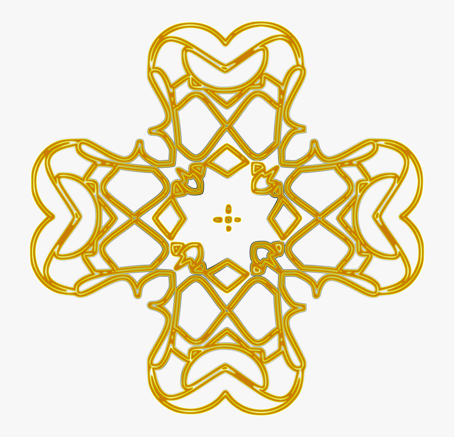 Baptism Cross Clipart Gold - Clip Art Cross, Transparent Clipart