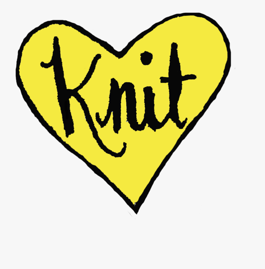 Knithats - Heart, Transparent Clipart