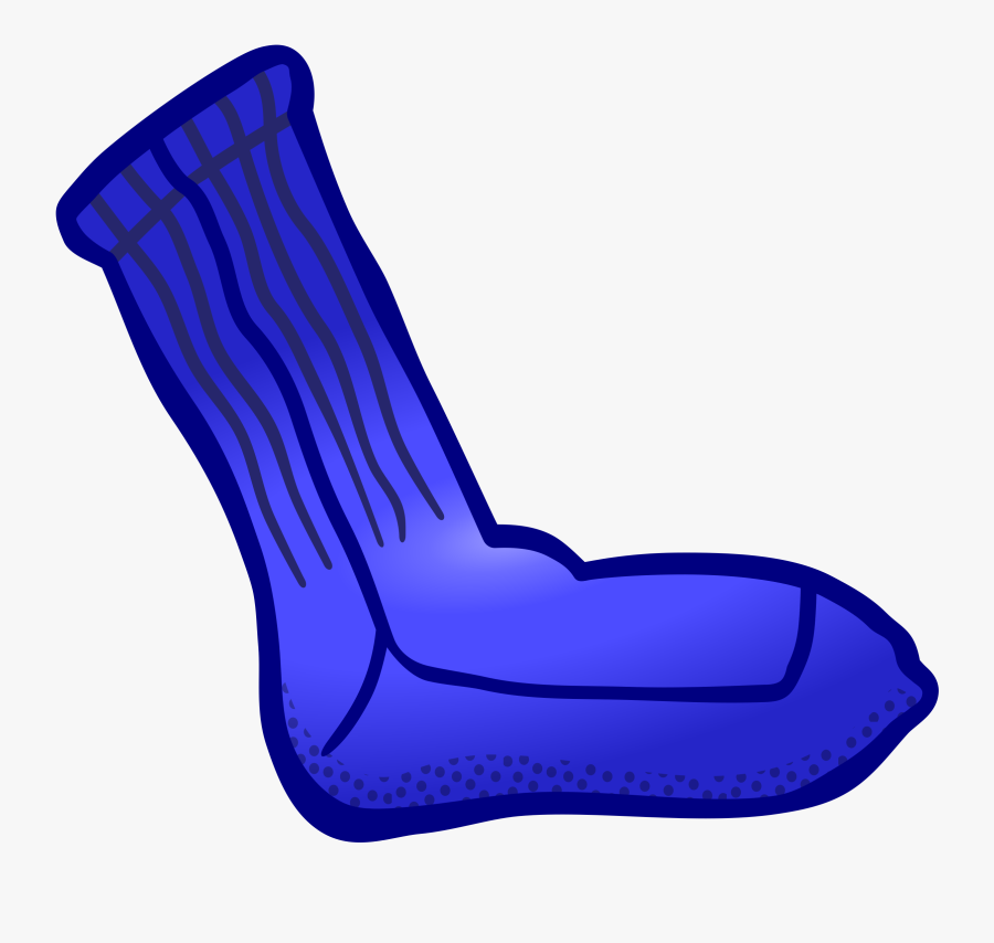 School Clipart Sock - Blue Sock Clip Art , Free Transparent Clipart - Cli.....