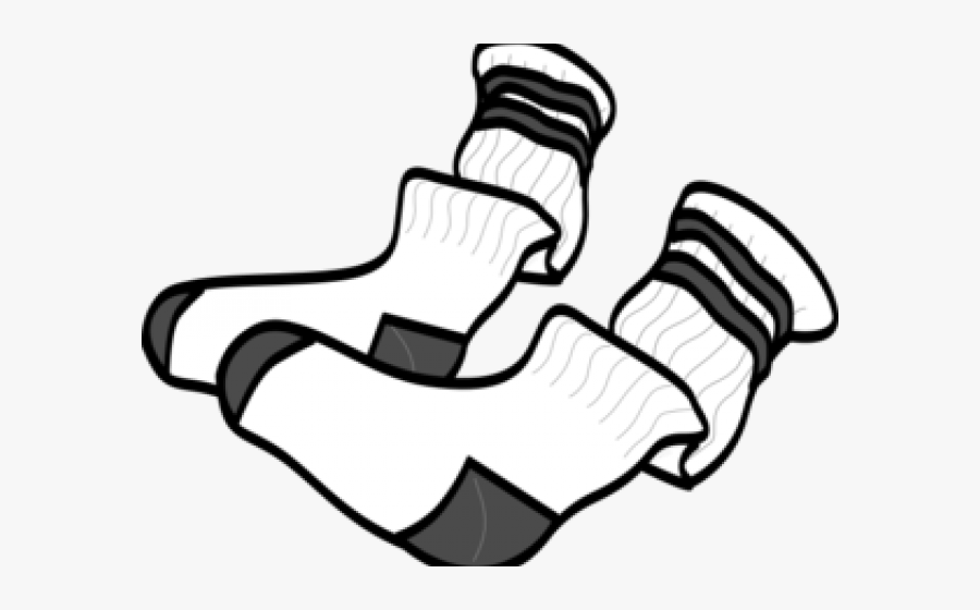 Dirty Socks Clipart Black And White, Transparent Clipart