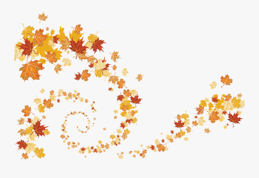 Watercolor Fall Leaves Png, Transparent Clipart