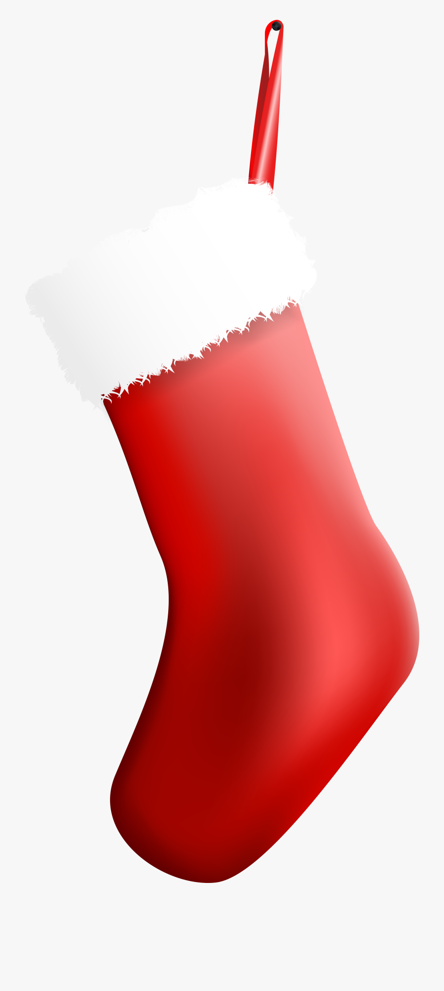 Socks Clipart Santa - Transparent Christmas Stocking Clip Art, Transparent Clipart