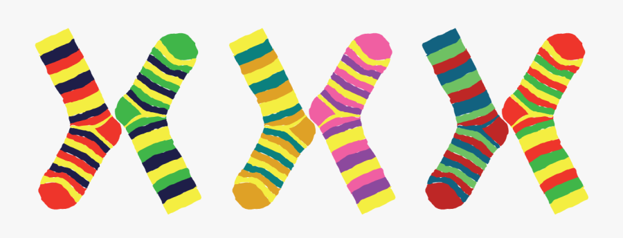 Crazy Socks Clip Art Clipart - World Down Syndrome Day Socks, Transparent Clipart