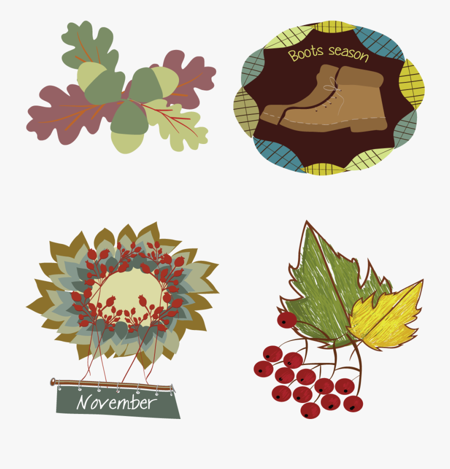 Crop These Clipart Images From Autumn Leaves Clipart - Illustration, Transparent Clipart