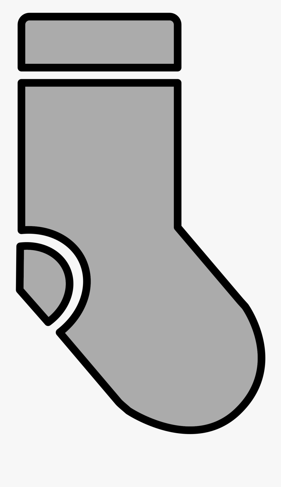 Clipart - Socks Clip Art .png, Transparent Clipart