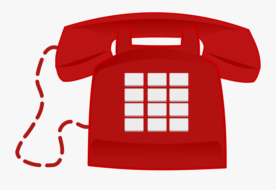 Telephone Clipart Cliparts And Others Art Inspiration - Red Phone Clipart, Transparent Clipart