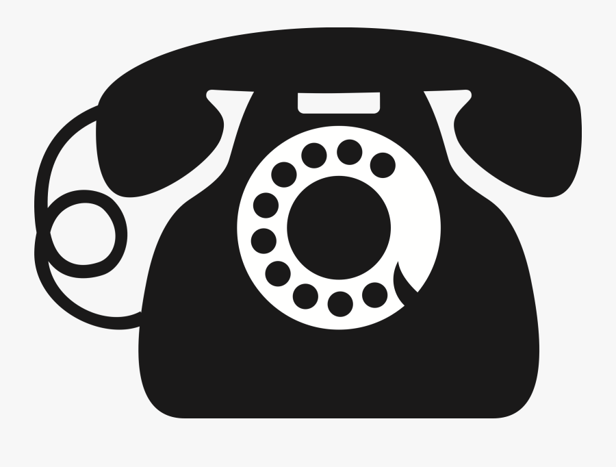 Dial Telephone Big Image - Rotary Dial Phone Clipart, Transparent Clipart