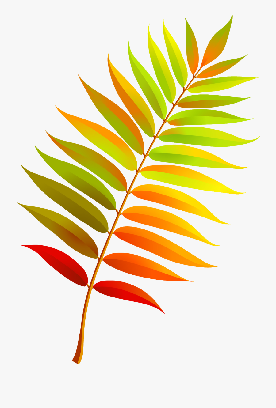 Autumn Leaves, Rubrics, Stencils, Clip Art, Flower - Лист Рябины Png, Transparent Clipart