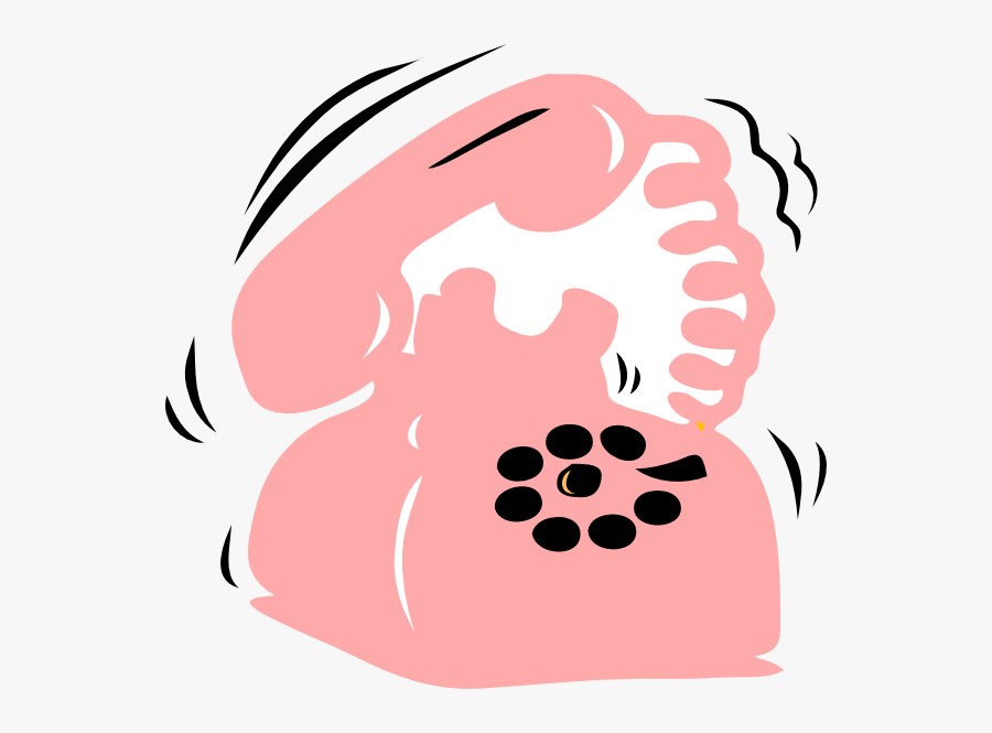 Pink Telephone Clipart, Transparent Clipart