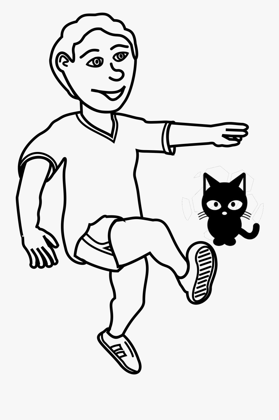 Cd13 Staff Organizes On-demand Homeless Encampment - Kick Clipart Black And White, Transparent Clipart