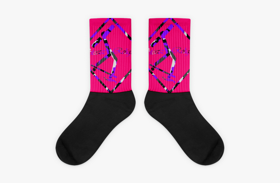 Clip Art Purple Sock - Sock, Transparent Clipart